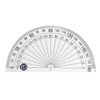 Clear Plastic Maths Angle Measure Reverse Scale 10cm Protractors 180
