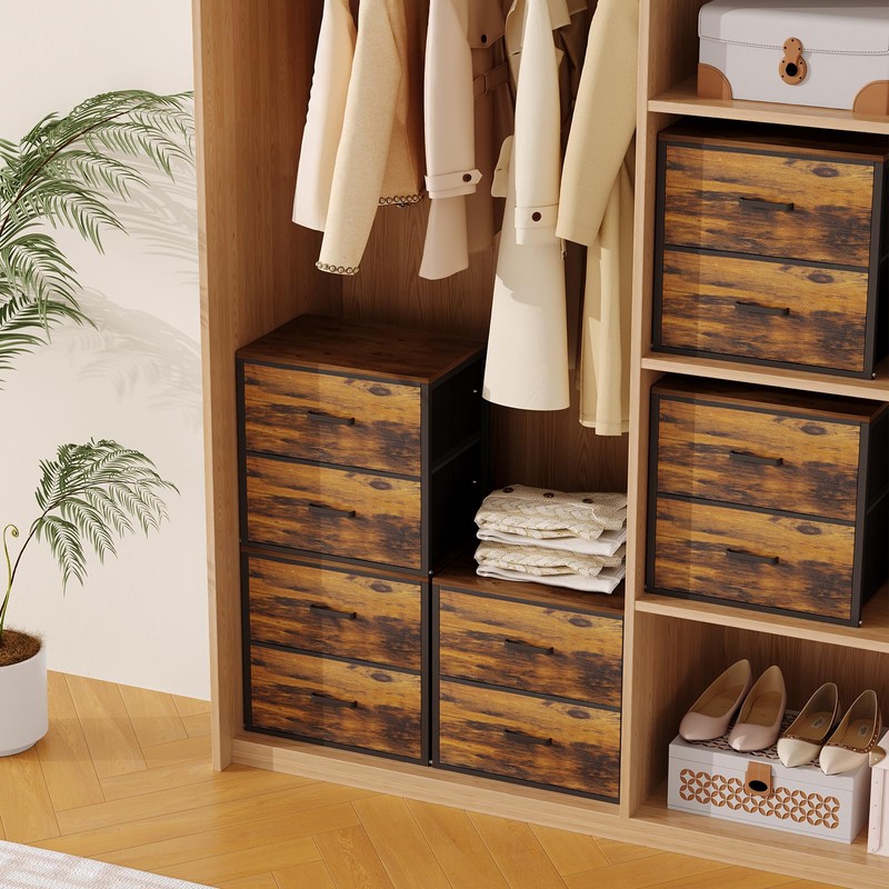 Stackable Storage Drawers, Closet Drawer Organizers and Storage