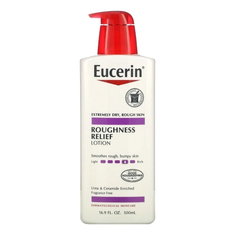 Eucerin Roughness Relief, Crema Corporal Piel Seca, 500ml