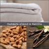 (Cashmere Almond & Vanilla) Wooden Wick, 100% Soy, Highly Scented,