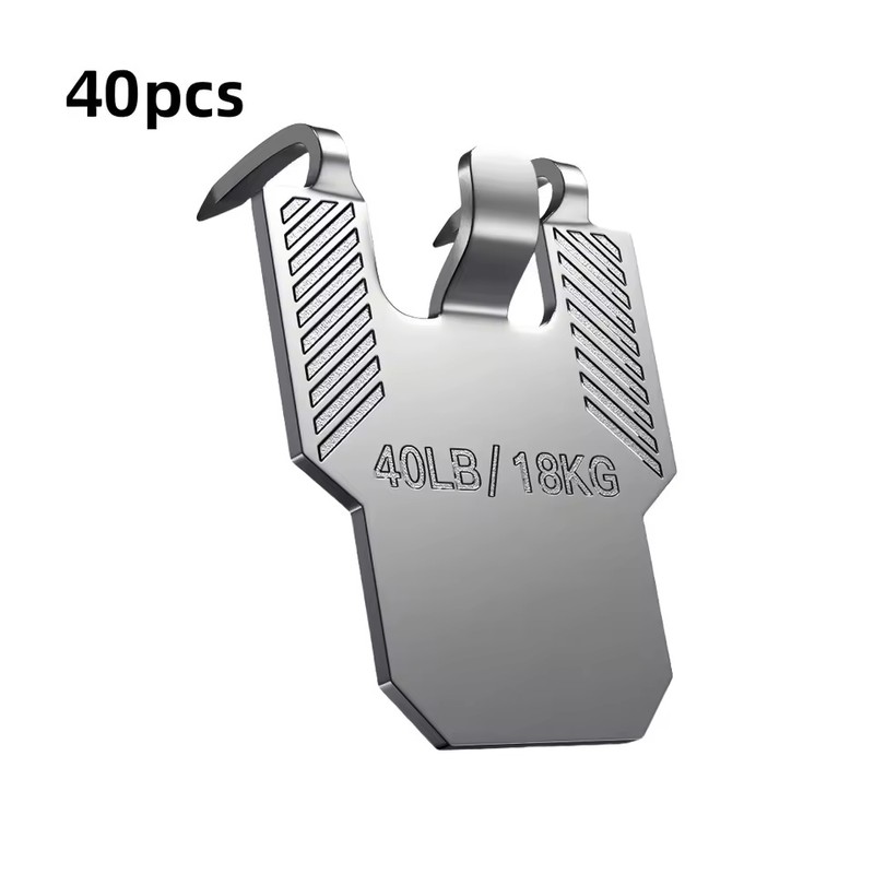 40 lb Claw Drywall Picture Hangers for Frames, Mirrors &