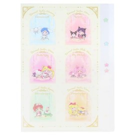 Sunstar Stationery Sailor Moon x Sanrio Clear File Die Cut A Pattern S2137810