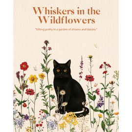 Miss Adola 2 Pack Canvas Tote Bag - Reusable Canvas Totes with Makeup Zipper Pouch Women Ladies Aesthetic Cute Retro Cat Blossoms Shoulder Bag for Shopping, Work, Gym, Travel