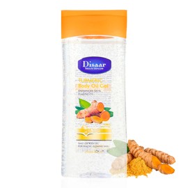 Body Oil Gel - Turmeric Oil - Essential Oils for Skin - Massage Oil for Face&Body Oil - Nourish Facial Oil - Body Moisturiser for Dry Skin - Enhance Skin Elasticity&Absorbed(200ML, Turmeric)