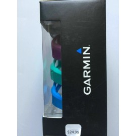 GARMIN Vivofit Replacement bands - 3 Pack (Purple, Teal, Blue) - Large NEW