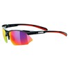 Uvex Sportstyle 802 Black (Red)