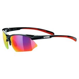 Uvex Sportstyle 802 Black (Red)