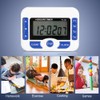 Digital Kitchen Timer, 4 Channel Timer Countdown Clock with Different