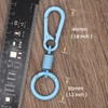 NCEDFYLER JY Metal Keychain Clips with O Rings, Quick Release