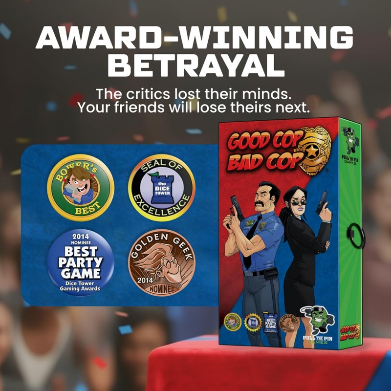 Pull the Pin Games Good Cop Bad Cop - Board