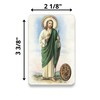 H HOLLY LINES St. Jude Prayer Cards Wallet Size Plastic