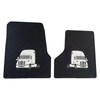TUSPUR Floor Mat for Freightliner Cascadia 2008-2016 Set Rubber Black