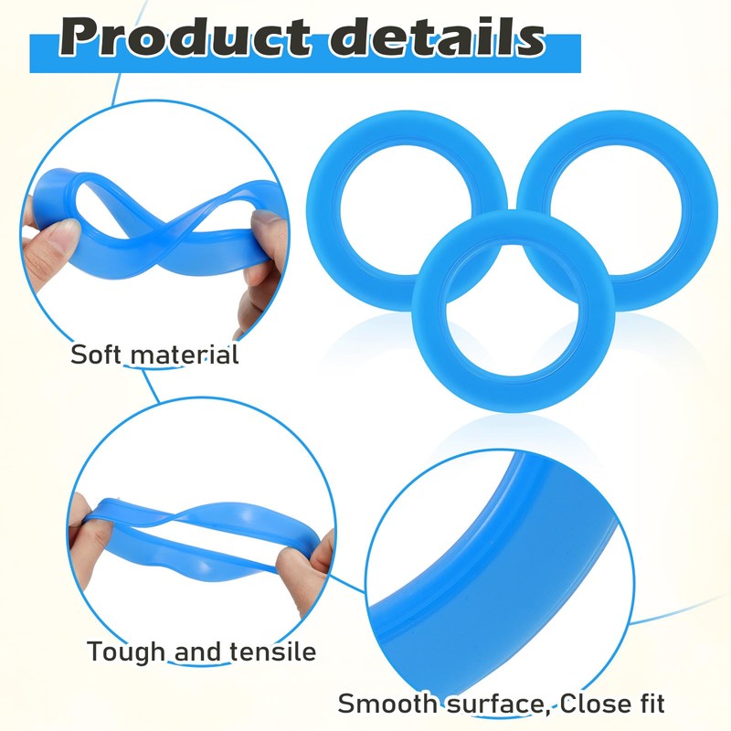 3 Pack Upgraded Silicone Flush Valve Seal, Compatible with American