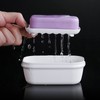 MXY Soap Box, Travel Soap Case with Lid and Drain
