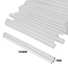 FZGUSYAF 50Pcs Hot Glue Sticks 7x100mm Transparent Glue for 7mm