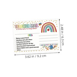 SEWACC 100pcs Motivational Reward Cards for Parents and Teachers Classroom Behavior Incentive Notes Parent Communication Cards for Preschool Kindergarten and Elementary School