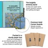 Foldable Clipboard Folio with Storage, 5 Plastic Folders with 10
