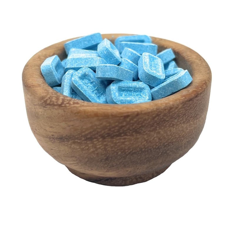 YANKEETRADERS Classic Pez Sour Blue Raspberry Unwrapped Candy Dispenser Refill,