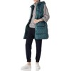 RISISSIDA Women Puffer Vest Long Puffy Quilted Hooded Jacket Fall