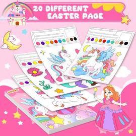 AGGKKY Paint with Water Coloring Books for Kids Toddlers Mess Free Watercolor Painting Sets Arts and Crafts for Kids 3+ Travel Activities Birthday Stocking Stuffers Toy Gift