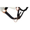 Marengos Halter Set with Lead Rope Elegant Black/Rose Gold Warmblood