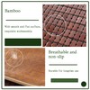 Ecloud Shop Bamboo Cool Seat Cushion Mat Set, Square Chair