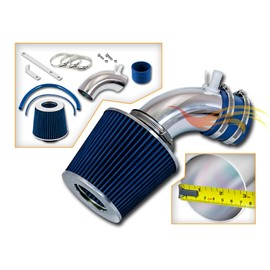 Rtunes Racing Short Ram Air Intake Kit + Filter Combo BLUE Compatible For 10-12 Genesis Coupe 2.0L Turbo