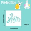 CIEMODA 4 * 4 Inch Easter Stencils Set,Easter Stencils for