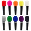 Augshy Microphone Covers Foam,20 Pack Thick Handheld Stage Microphone Windscreen
