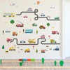 SHUCHING Transportation Car Wall Decals Peel and Stick, Vinyl Construction