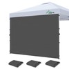 Acepic Canopy Sidewalls for 10x10 Pop Up Canopy, 210D Polyester