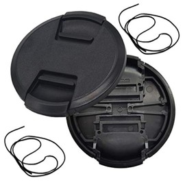 82mm Snap-On Lens Cap for Sony FE 24-70mm f/2.8 GM, FE 16-35mm f/2.8 GM Sony Alpha A7R IV A7R III, Fire Rock Center Pinch Cap for Nikkor 24-70mm f/2.8 Lens(for Z9 Camera) -2 Packs