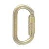 ISC Offset Oval Carabiner Twist Lock Steel Tree Care Arborist