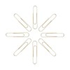 Large Paper Clips, Gold Paper Clips, 2 Inch Paper Clip,