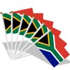 AhfuLife Small South Africa Flags for South Africa Decoration, Pack
