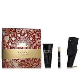 Carolina Herrera EDT Bad Boy 3 Piece Perfume Set for Men