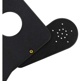 KASHSURG 4 Pcs Ophthalmic Eye Occluder for Ophthalmologists Orthoptists Optometrists Eye Exam Tool (Black)