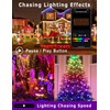 Smart C9 Christmas Lights Outdoor 99ft, 150 LED RGBW Chasing