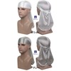 Miracroute Du Rug, Glossy Fabric, Durag Hip-Pop, Dance, Du-Rag, Red,
