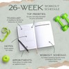 Weekly Meal Planner and Fitness Tracker - Log Workouts, Track