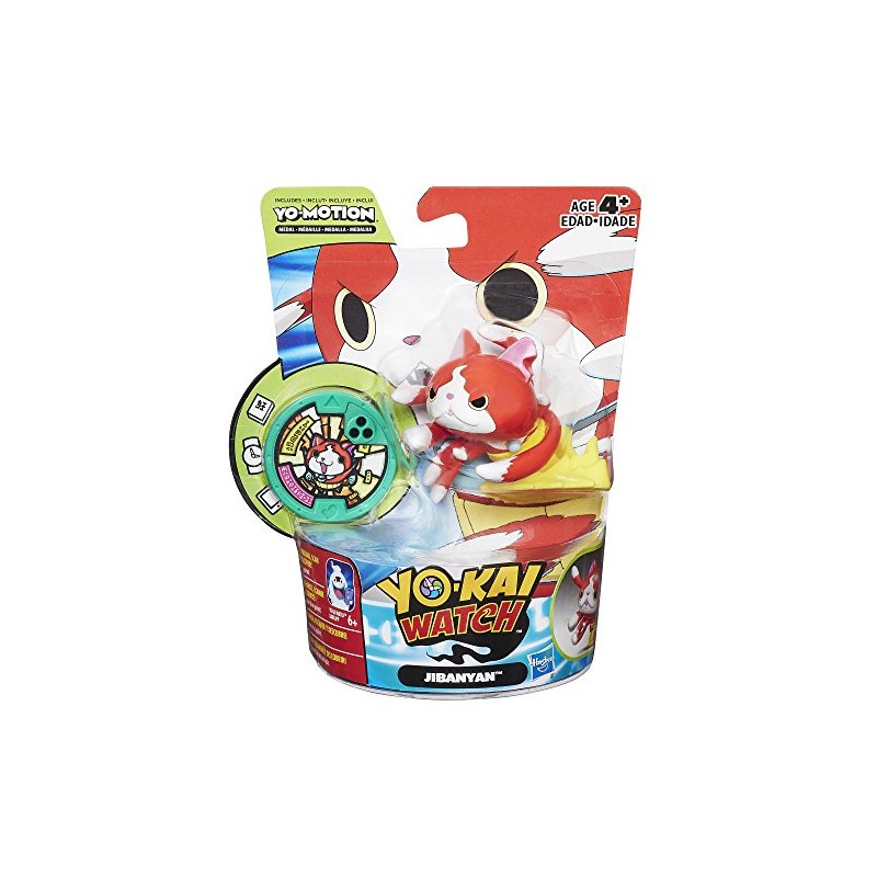 Yokai – Figure with Yo-Motion Medal Jibanyan multicoloured