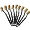 Wire Brush Set Small Wire Brushes with Bristles Made of