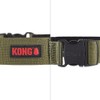 KONG Ultra Durable Padded Comfort Handle Dog Collar (Large, Green)