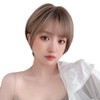 Bright Lara hf1784-RC Women's Short Full Wig, Bob, Inner Color,