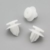 VVO Fasteners White Plastic Clips Other Outer Trim Compatible with