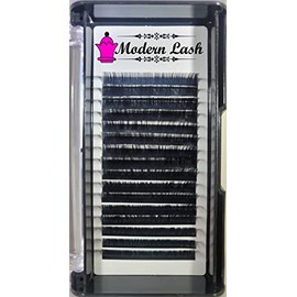 Modern Lash EyeLash Extensions Volume C - Curl .06mm Thick 11mm Long Lash Tray