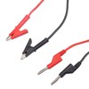 2pcs 1 Meter Cable Length Stackable Banana Plug to Crocodile