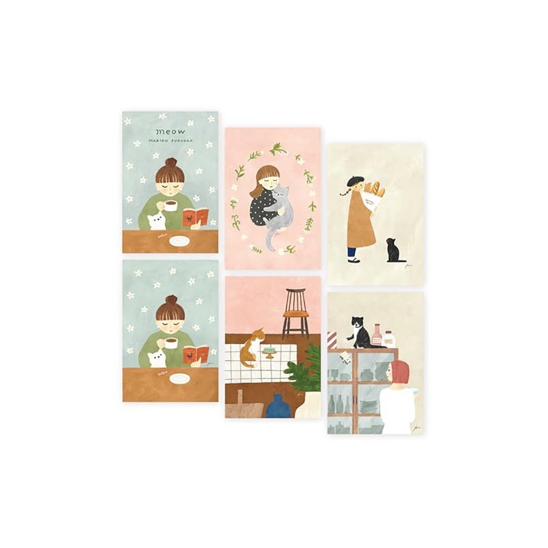 Kemonesha Meow 25-562 Postcard Notes
