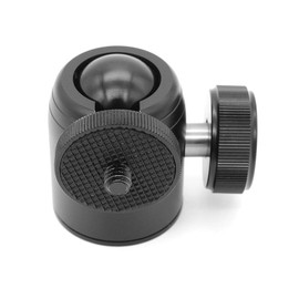 Hensych Aluminum Alloy Mini 360° Rotation Swivel Desktop Ball Head 1/4" 3/8" Mount Table Ball Head Tripe SLR Camera Gimbal Accessories