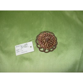 DECO PRO BY THE PIECE TRIM  DECO PRO BAROQUE ROSETTE BUTTON TRIM FABRIC FOR LESS